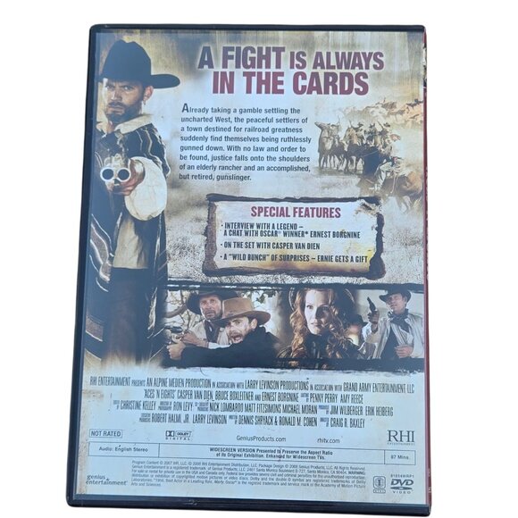 Aces N Eights DVD Unrated Western Film Casper Van Dien Ernest Borgnine 2008 - Picture 2 of 13